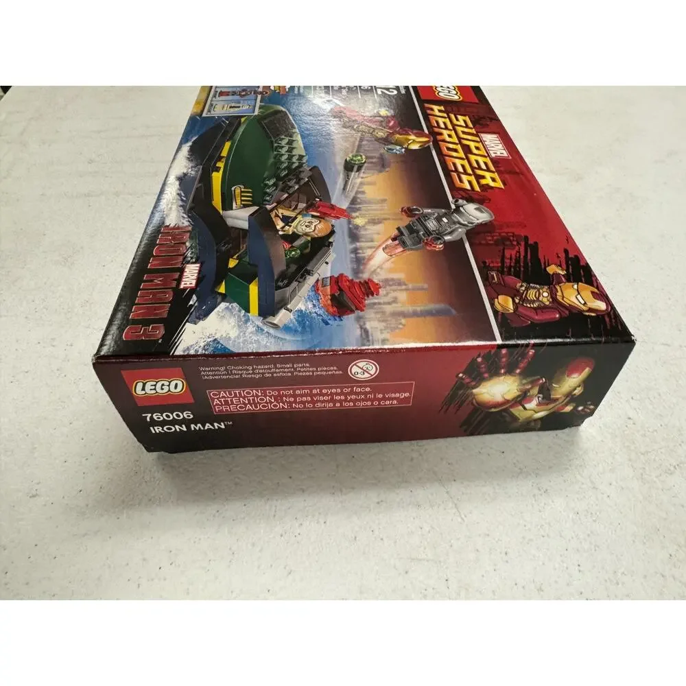 LEGO Marvel: Iron Man: Extremis Sea Port Battle (76006) 195Pcs New Sealed